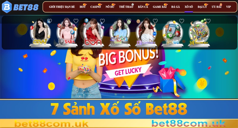 Xổ số Bet88 6 7 sảnh xổ số có mặt tại Xổ số Bet88